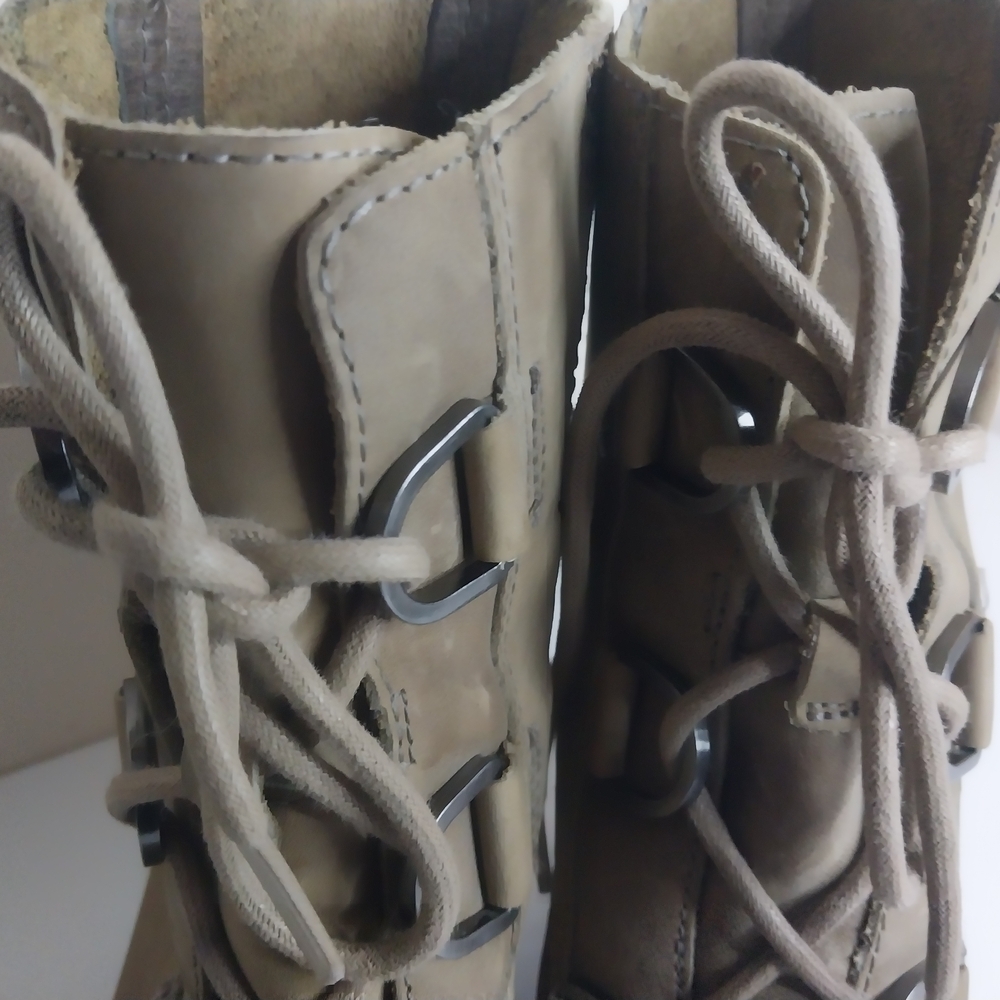 SOREL 8.5 Women's Taupe Lace-Up Boots - Picture 8 of 15